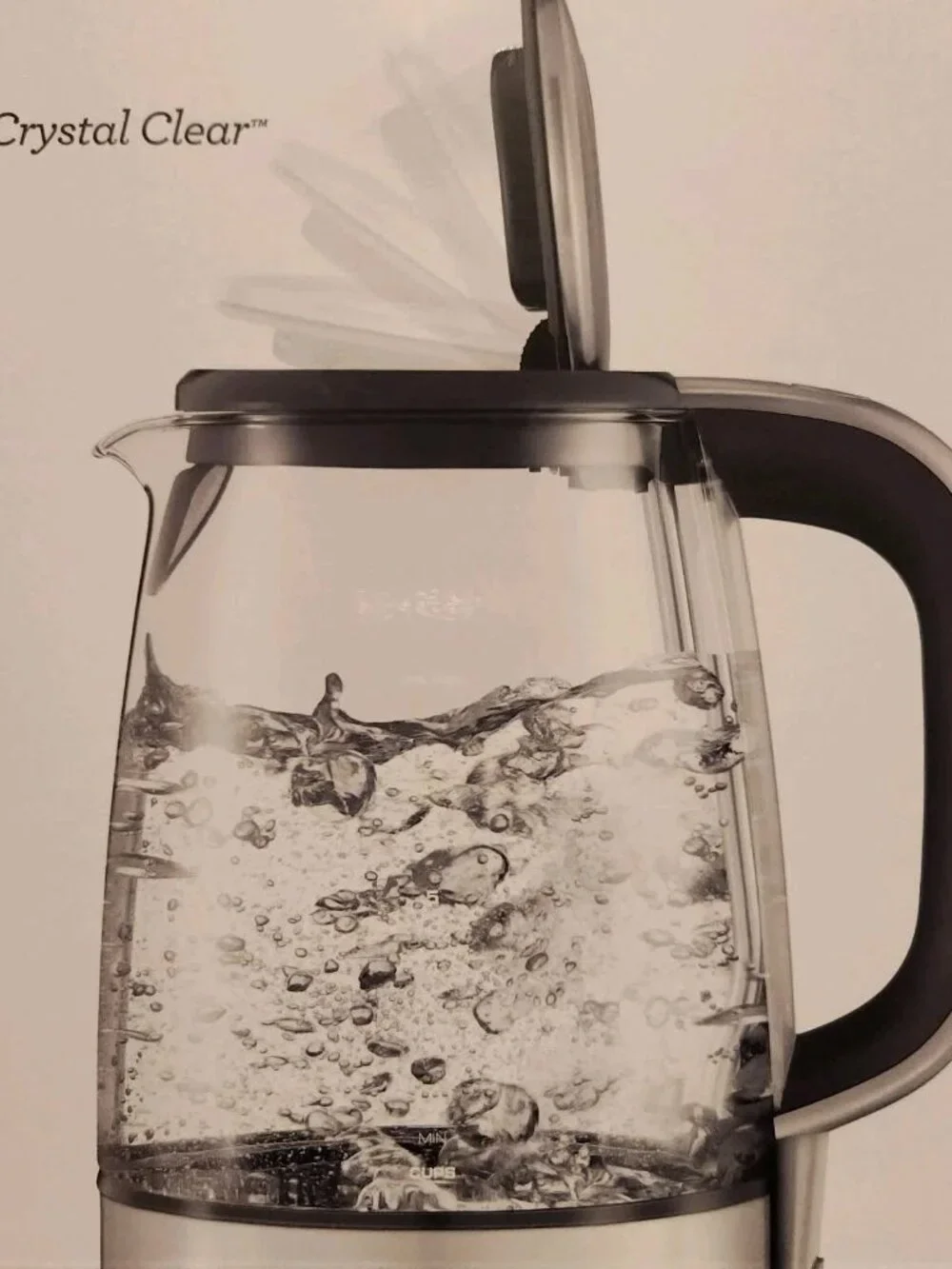 Breville Crystal Clear Kettle 1.8 Quarts BKE595XL Electric 1800W Glass New